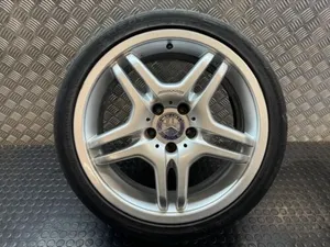 GENUINE MERCEDES CLK AMG W209 FRONT 18” ALLOY WHEEL + TYRE A2094014802