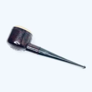 Buttner Pipe Vintage 1940s Patent Ceramic & Bakelite Brown Tobacco Smoking Pipe