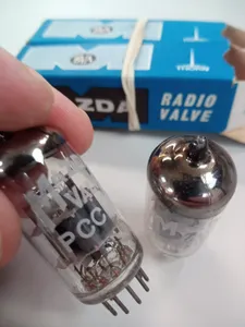 MAZDA PCC189 NOS Pair Vacuum Tube Valve Audiophile Hi-Fi Amplifier