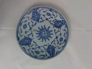Antique Chinese Quing Dynasty 19th Century Porcelain Plate