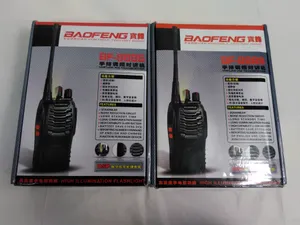 4x BF-8885 Baofeng Radios 400-470 MHZ w/ High Illumination Flashlight