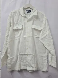 Men's Polo Ralph Lauren Steward Long Sleeve Shirt Size L Large White Vintage