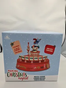 Mickey Mouse and Minnie Mouse Festive Musical Figure