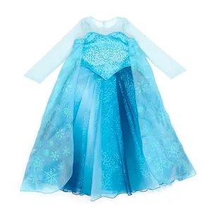 Elsa 10th Anniversary Deluxe Costume For Kids, Frozen (Age 9-10)
