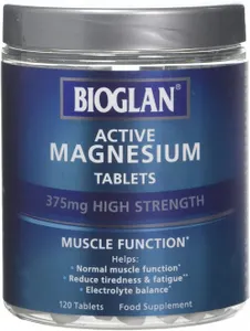 Bioglan Active Magnesium 120 Tablets | Muscle Function | NEW