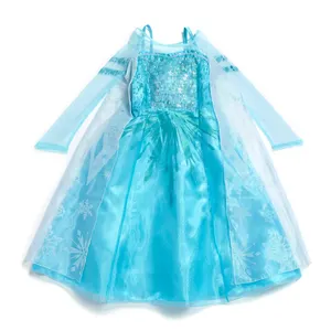 Elsa Costume For Kids, Frozen (Age 4)