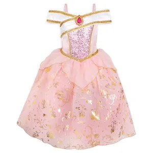 Aurora Costume For Kids, Sleeping Beauty (9/10 Years)