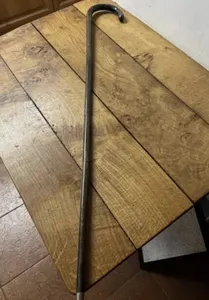 4 X Antique Walking Sticks Lot - Assorted Styles Wood & Metal - Used