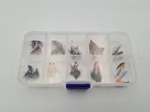 Tackle Fly Box + 30 x Assorted Wet Flies