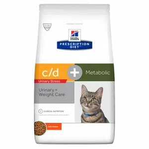 Hill's Diet Feline Metabolic+Stress Weight+Urinary Care Chicken Dry 4kg