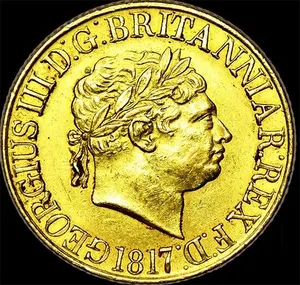 1817 George III Gold Full Sovereign – First Year of the Modern Sovereign