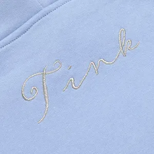 Tinker Bell Blue Hooded Sweatshirt For Adults - Medium