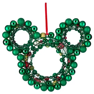 Disney Mickey Mouse Icon Festive Christmas Wreath Holiday Home Decor