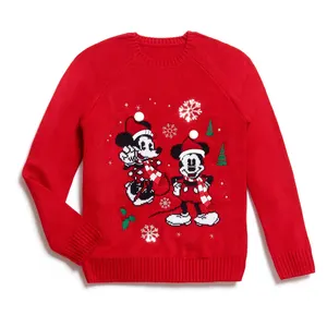 Mickey Mouse and Minnie Mouse Festive Jumper For Kids (Age 9-10)