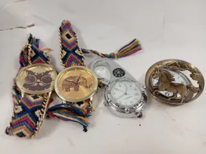 Job Lot Bundle 40+ Mixed Wrist Watches Mens Women Kids Preowned Untested