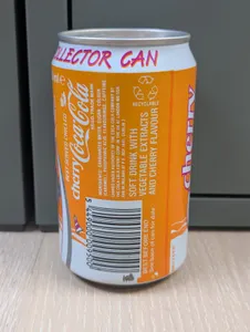 4 Vintage Set UK 1990 1991 Cherry Coke Coca Cola Collector Limited Edition Cans