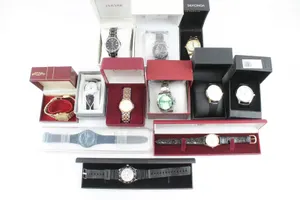 Job Lot 12x Mens Assorted Boxed Quartz Watches Pulsar Constant UNTESTED