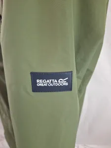 Regatta Isotex Great Outdoors Womens Khaki Hooded Zip Jacket UK10 Pockets