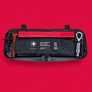 BMW F10 LCI Tool Kit First Aid Kit Holder Used 6788803 7590395 6770487