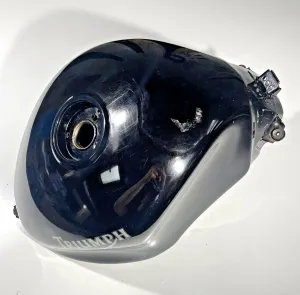 TRIUMPH TT 600 TT600 2000-2003 Fuel Petrol Tank Black Good Condition