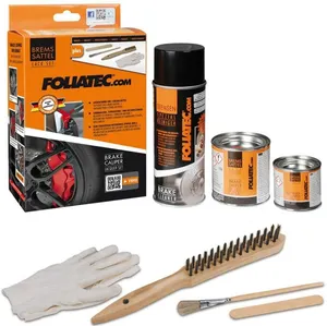 Foliatec FT2167 Orange Brake Caliper Paint Lacquer Kit High Temp New