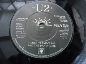 U2 A Celebration c/w Trash, Trampoline & The Party Girl 1982 IRELAND 45 CBS VG+
