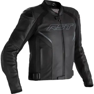 RST Sabre Airbag CE Leather Motorcycle Jacket Black Mens 38 New with Tags