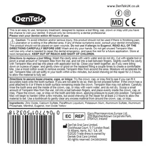 DenTek Temparin Max Home Dental Repair Kit Twin Pack New