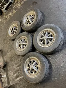 MGB GT 1800 SET OF 5 STEEL WHEELS