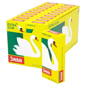20x SWAN EXTRA SLIM Pre-Cut Cigarette Filter Tips 120 Tips/Box - NEW