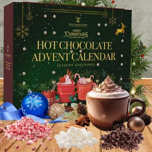 Hot Chocolate Advent Calendar 24-Day Christmas Gift Set (BBE FEB 27)