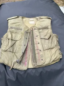 Flack Jacket Body Armour Vietnam War M-1952a Fragmentation Size Large 1955 Dated