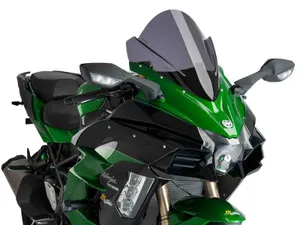 Puig Dark Smoke Racing Screen NEW Kawasaki Ninja H2 SX 2018-2022