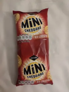 New RARE Jacobs Mini Cheddars Red Leicester Crisps Dual Pack Misprint