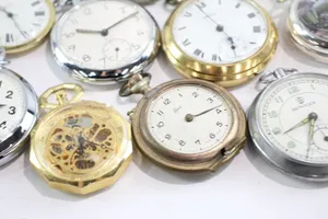 19x Job Lot Vintage & Later Mechanical Pocket & Stop Watches UNTESTED