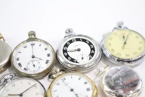 19x Job Lot Vintage & Later Mechanical Pocket & Stop Watches UNTESTED