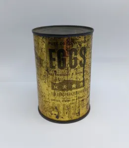 WW2 Ration Tin Unopened Dried Eggs U.S. Supplied Homefront Vintage Collectible