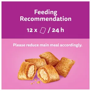 11 x Whiskas Temptations Adult Cat Treats Chicken & Cheese 180g Bags NEW