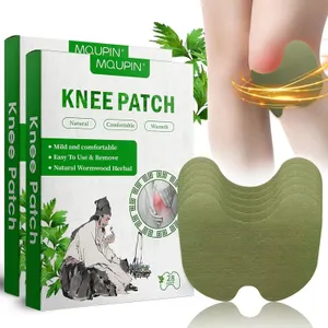 MQUPIN 56 Pcs Knee Pain Relief Patches Wormwood Natural Herbal