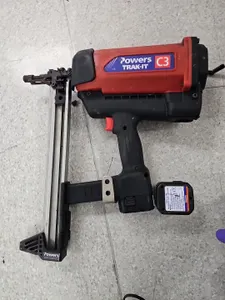 Powers trak-it C3 Nail Gun + 2 Batteries - Untested - For Parts
