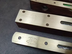 6 x Vintage Rabone/Hockley Abbey Brass & Wooden Spirit Levels Job Lot