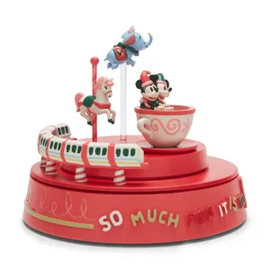 Mickey Mouse and Minnie Mouse Festive Musical Figure