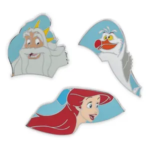 Disney The Little Mermaid 35th Anniv Limited Release Mystery Pin Pack (2 Pins)