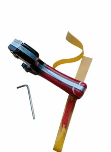 LeftHanded Spitfire Catapult Slingshot Alloy Core 24mm Tips Kirinite Scales 90mm