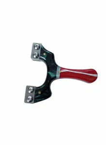 LeftHanded Spitfire Catapult Slingshot Alloy Core 24mm Tips Kirinite Scales 90mm