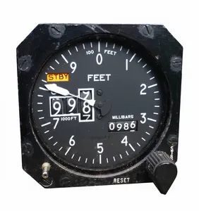 Elliot Type 81 UK Military Aircraft ALTIMETER Altitude Pressure Gauge Used