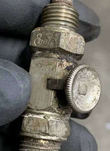 Pair Vintage Enots G&C 1/4" Motorcycle Petrol Fuel Taps Valves For Parts