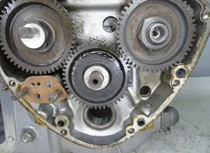 Vintage 1971 Triumph T120 650 Motorcycle Engine Crankcases Set of 2 Used