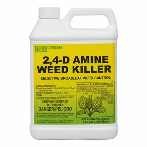 Southern Ag 2,4-D Amine Weed Killer - Selective Broadleaf - New 32oz Quart