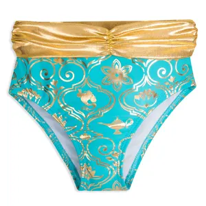 Princess Jasmine 3-Piece Swimsuit For Kids, Disney Aladdin (Age 5/6)
